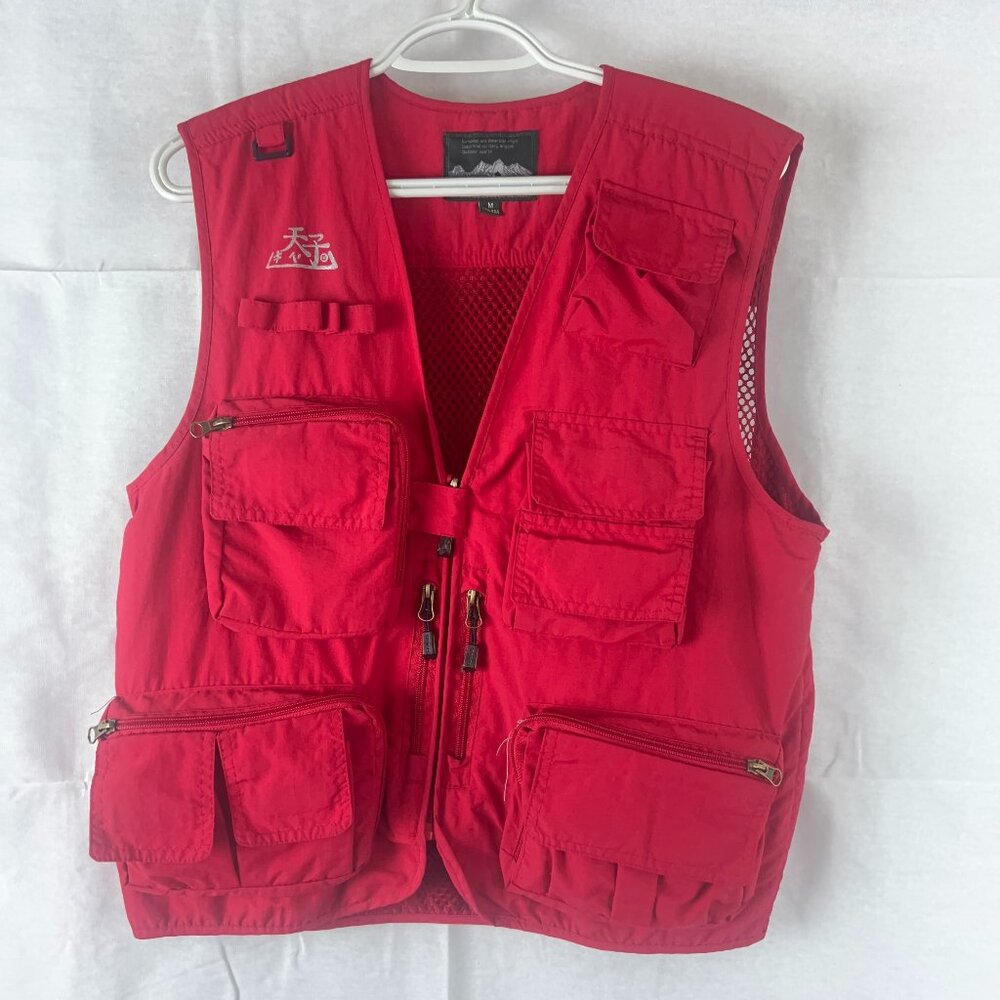 Heavens Child Red Utility Vest